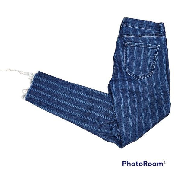 Pacsun Striped Perfect Fit Woman’s Ankle Skinny Jeggings Size 26 - Picture 1 of 7